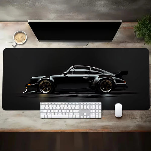 High Printed Car Pattern Game Mouse Pad , Anti-Slip Rubber Base Extended Desk Mat for Gamer Office Use Computer Accessories