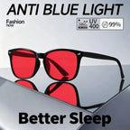 Blue Light Glasses for Woman Sleep Glasses for Blue Light Blocking Red Lens for Computer Gaming Reduce Eyestrain